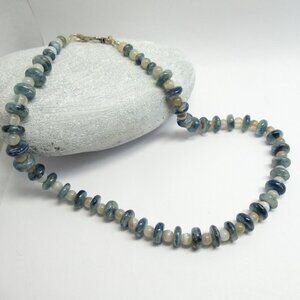 Kyanite and Botswana Agate Necklace